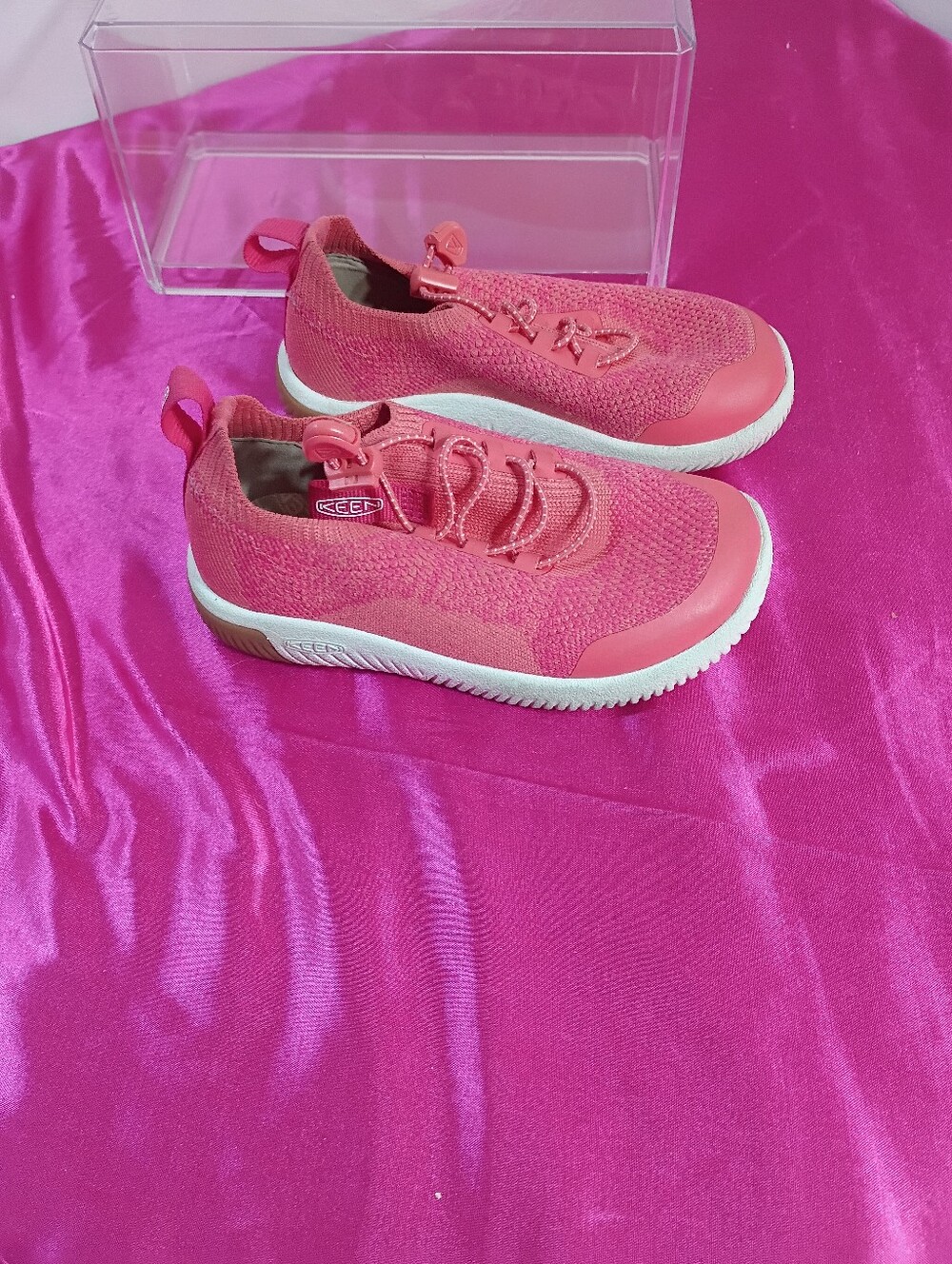 KEEN Kids Low Top Athletic Sneakers Pink US 10 UK 9 EU 27/28 MPN 1030108